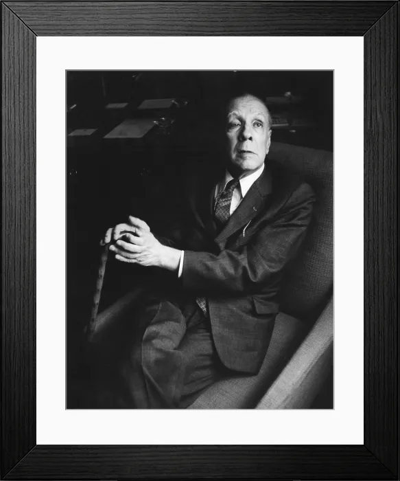 Framed Print : Jorge Luis Borges Framed Print : Jorge Luis Borges