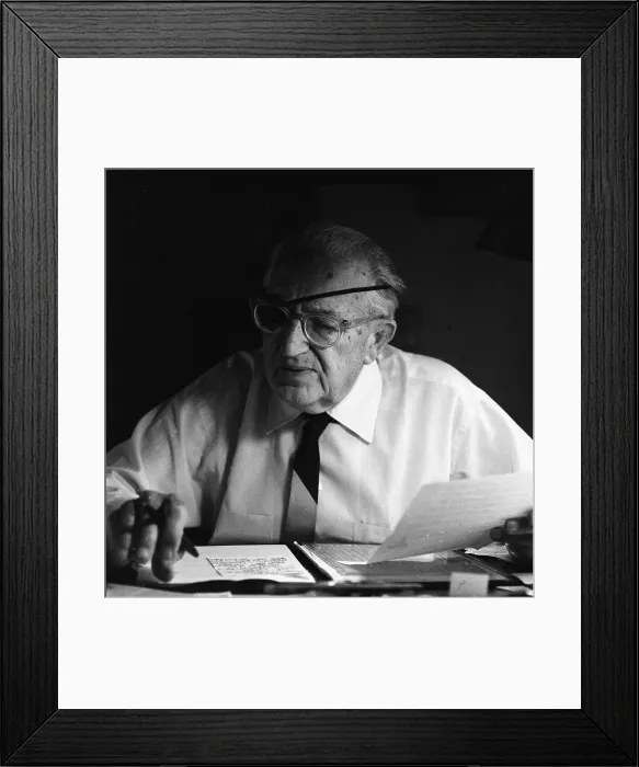 Framed Print : Fritz Lang, Film Director Framed Print : Fritz Lang, Film Director