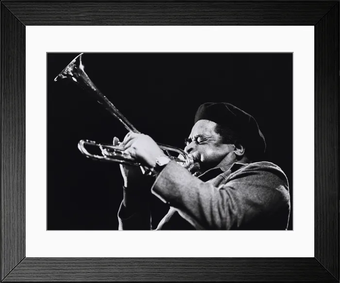 Framed Print : Dizzy Gillespie, 1976 Framed Print : Dizzy Gillespie, 1976