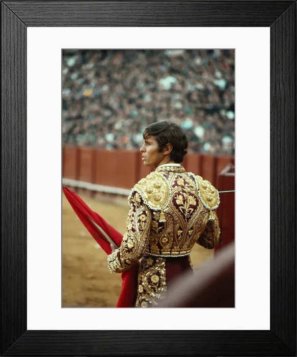 Framed Print : Bullfighter Manuel Benitez Perez (El Cordobes)
