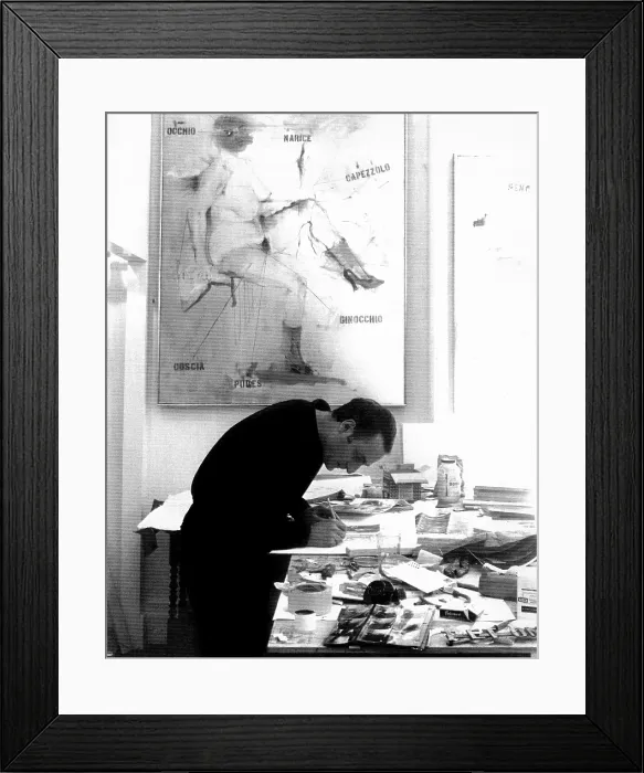 Framed Print : Larry Rivers in His Studio, 1964 Framed Print : Larry Rivers in His Studio, 1964