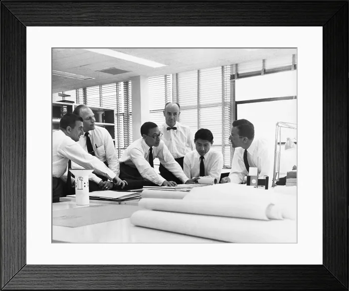 Framed Print : I.M. Pei, Architect Framed Print : I.M. Pei, Architect