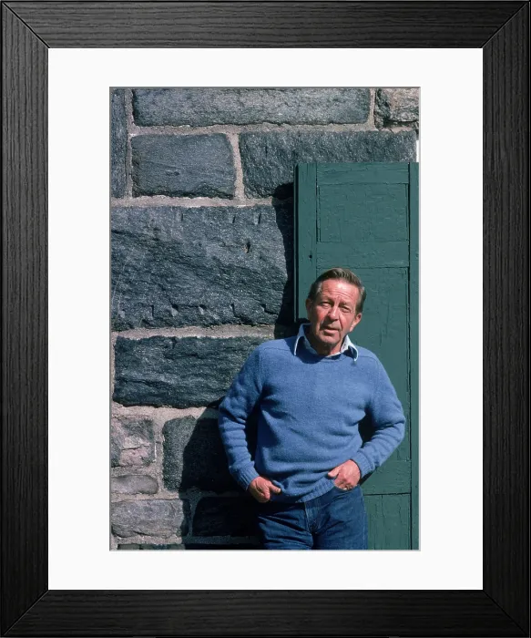 Framed Print : John Cheever, 1977 Framed Print : John Cheever, 1977