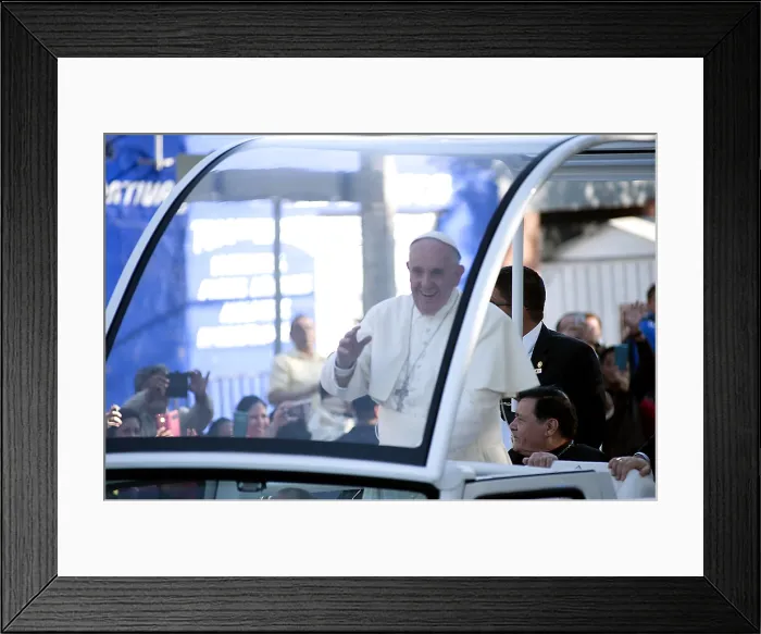 Framed Print : Pope Francis in Mexico Framed Print : Pope Francis in Mexico