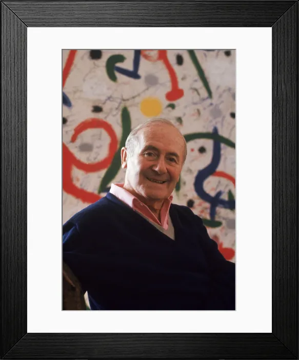 Framed Print : Joan Miro, Spainsh painter, sculptor and ceramist, surrealism Framed Print : Joan Miro, Spainsh painter, sculptor and ceramist, surrealism