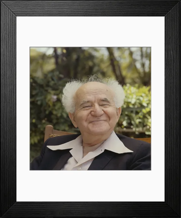 Framed Print : David Ben-gurion, First Prime Minister of Israel Framed Print : David Ben-gurion, First Prime Minister of Israel