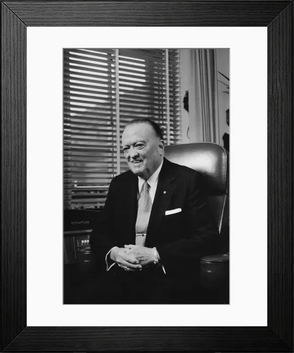 Framed Print : J. Edgar Hoover, 1960s