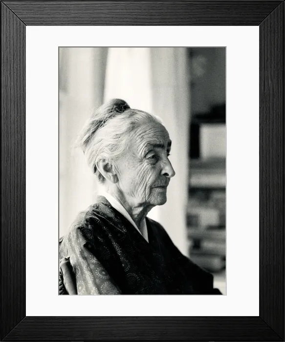Framed Print : Georgia O'Keeffe, 1971 Framed Print : Georgia O'Keeffe, 1971