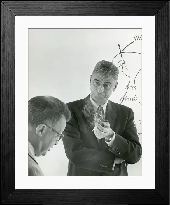 Framed Print : Dr. Seuss & Clifton Fadiman Framed Print : Dr. Seuss & Clifton Fadiman