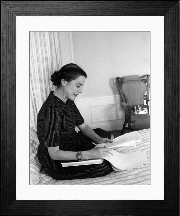 Framed Print : Mary McCarthy, 1964 Framed Print : Mary McCarthy, 1964