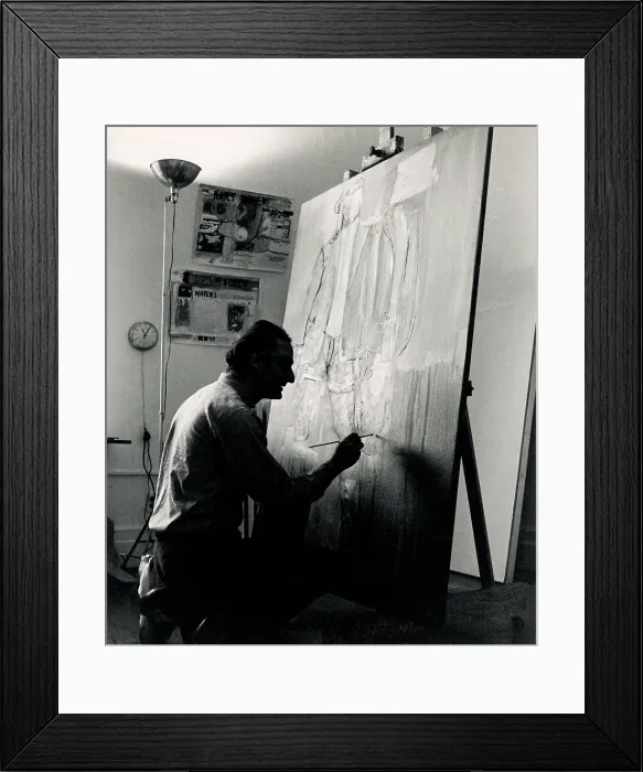 Framed Print : Larry Rivers in His Studio, 1964 Framed Print : Larry Rivers in His Studio, 1964