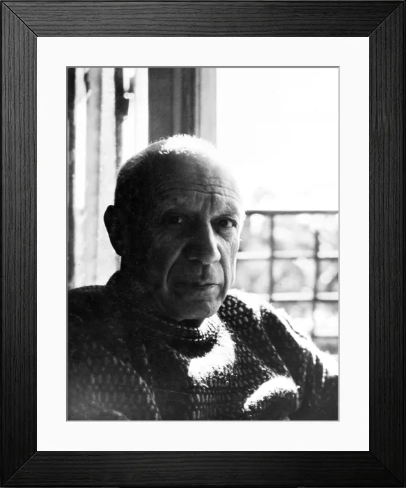 Framed Print : Pablo Picasso, 1952 Framed Print : Pablo Picasso, 1952