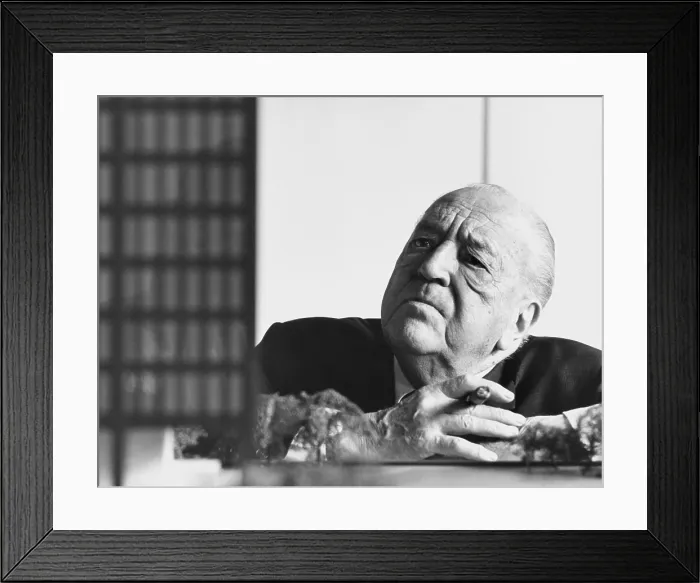 Framed Print : Ludwig Mies van der Rohe Framed Print : Ludwig Mies van der Rohe