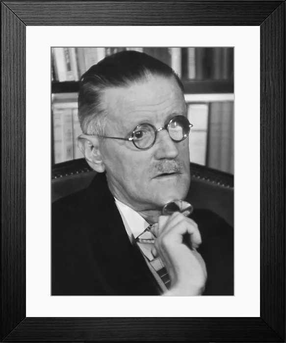 Framed Print : James Joyce, Irish Modernist Writer, 1939