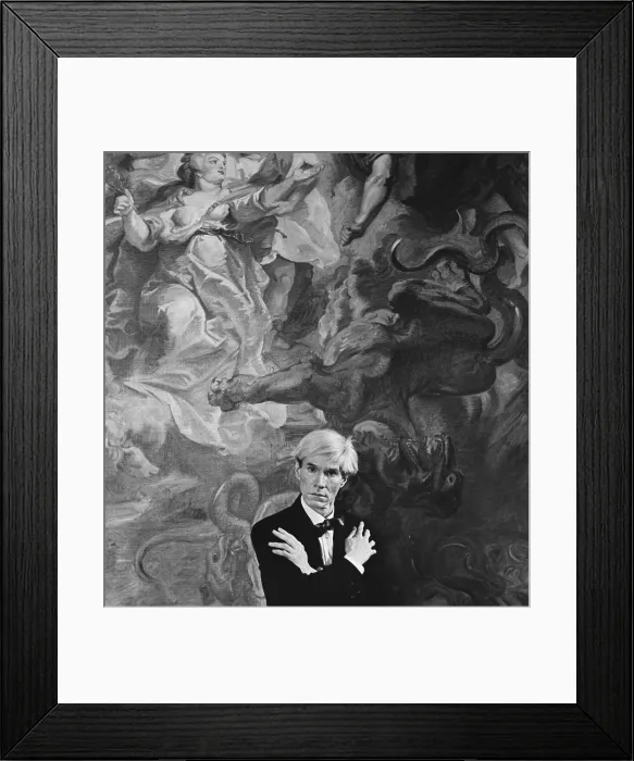 Framed Print : Andy Warhol, 1982 Framed Print : Andy Warhol, 1982