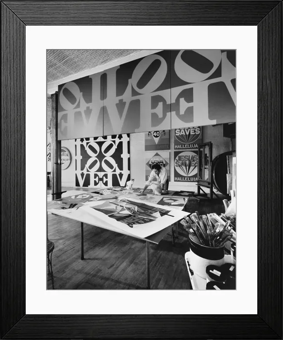 Framed Print : Robert Indiana