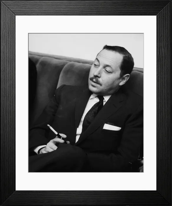 Framed Print : Tennessee Williams Framed Print : Tennessee Williams