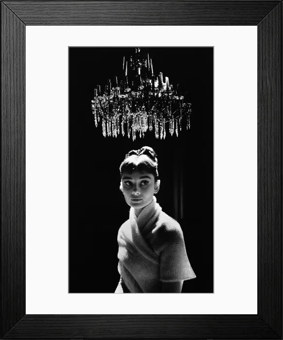 Framed Print : Audrey Hepburn, British Actress Framed Print : Audrey Hepburn, British Actress
