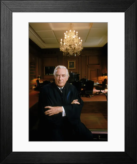 Framed Print : Chief Justice Warren E. Burger Framed Print : Chief Justice Warren E. Burger
