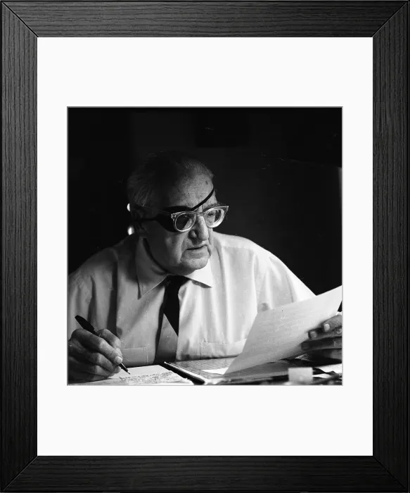 Framed Print : Fritz Lang, Film Director Framed Print : Fritz Lang, Film Director