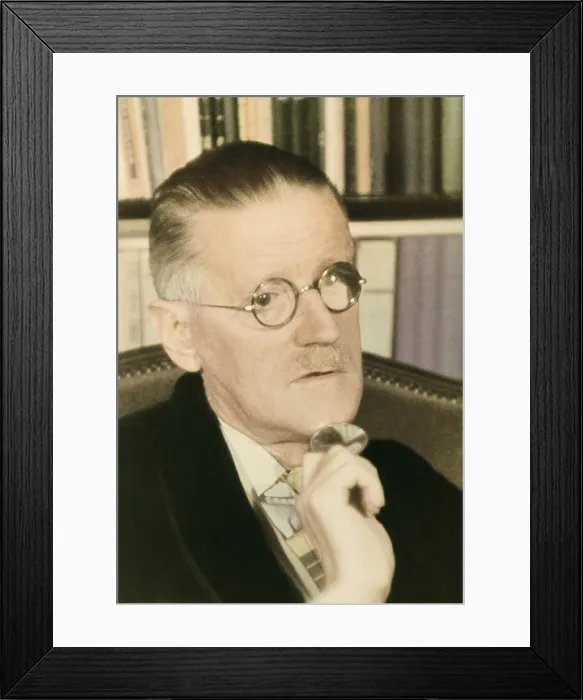Framed Print : James Joyce, Irish Modernist Writer, 1939 Framed Print : James Joyce, Irish Modernist Writer, 1939