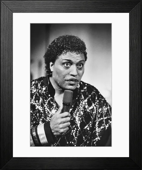 Framed Print : Little Richard, 1985 Framed Print : Little Richard, 1985