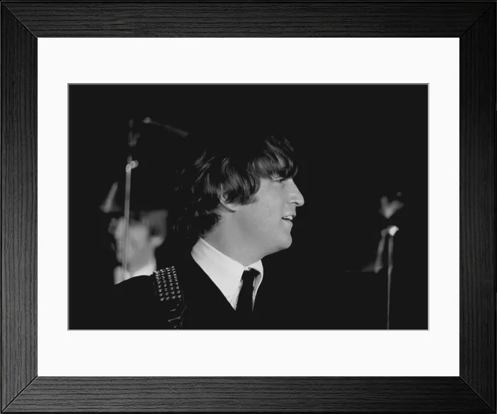 Framed Print : John Lennon with The Beatles, 1964 Framed Print : John Lennon with The Beatles, 1964