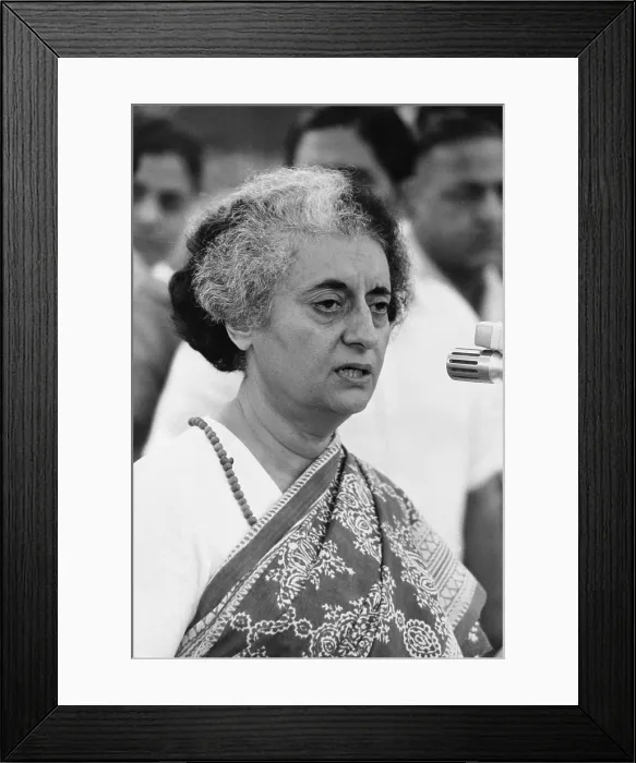 Framed Print : Indira Gandhi Framed Print : Indira Gandhi