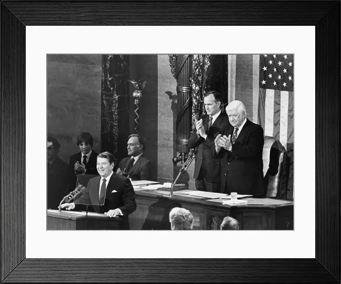 Framed Print : 1983 State of the Union Framed Print : 1983 State of the Union