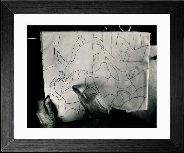 Framed Print : Etching by Henry Moore, 1970 Framed Print : Etching by Henry Moore, 1970