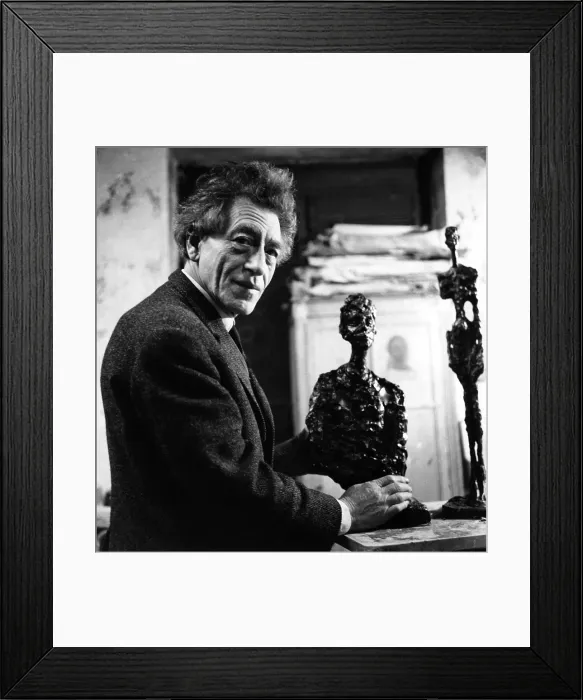 Framed Print : Alberto Giacometti, 1966 Framed Print : Alberto Giacometti, 1966