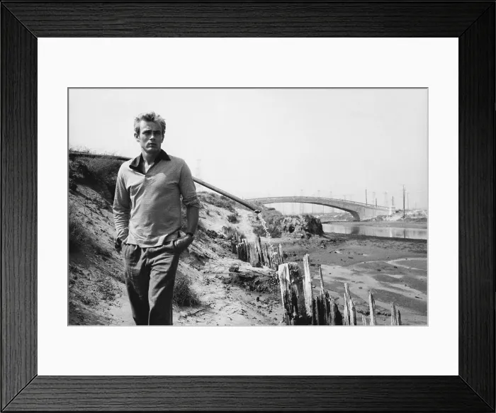 Framed Print : James Dean, 1955 Framed Print : James Dean, 1955