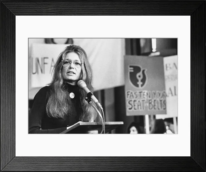 Framed Print : Gloria Steinem, 1978 Framed Print : Gloria Steinem, 1978
