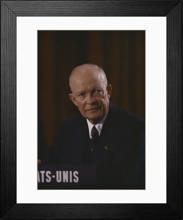 Framed Print : Dwight D. Eisenhower, US President Framed Print : Dwight D. Eisenhower, US President