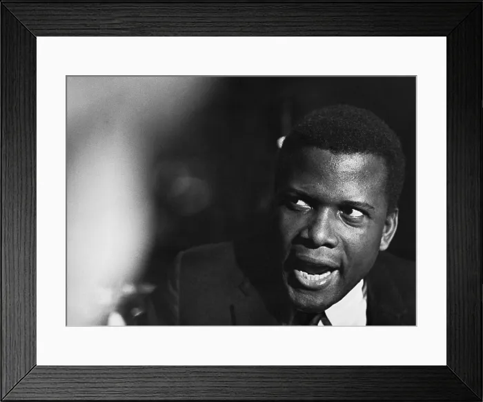 Framed Print : Sidney Poitier Framed Print : Sidney Poitier