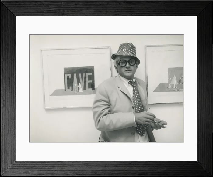Framed Print : David Hockney