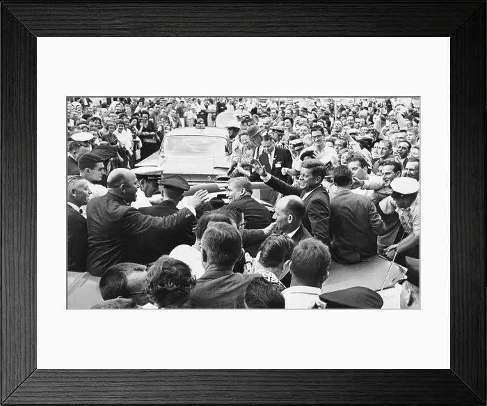 Framed Print : JFK Campaigns in North Carolina, 1960 Framed Print : JFK Campaigns in North Carolina, 1960
