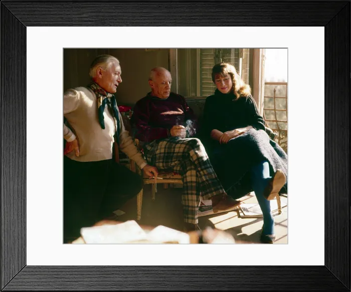 Framed Print : Picasso, Dor de La Souchere, and Marianne Greenwood
