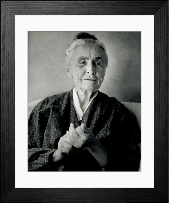 Framed Print : Georgia O'Keeffe, 1971 Framed Print : Georgia O'Keeffe, 1971