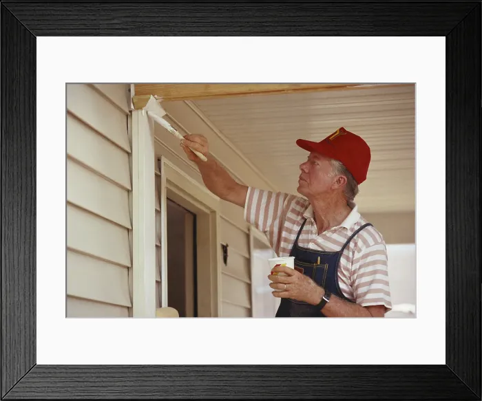 Framed Print : Jimmy Carter in 1988 Framed Print : Jimmy Carter in 1988