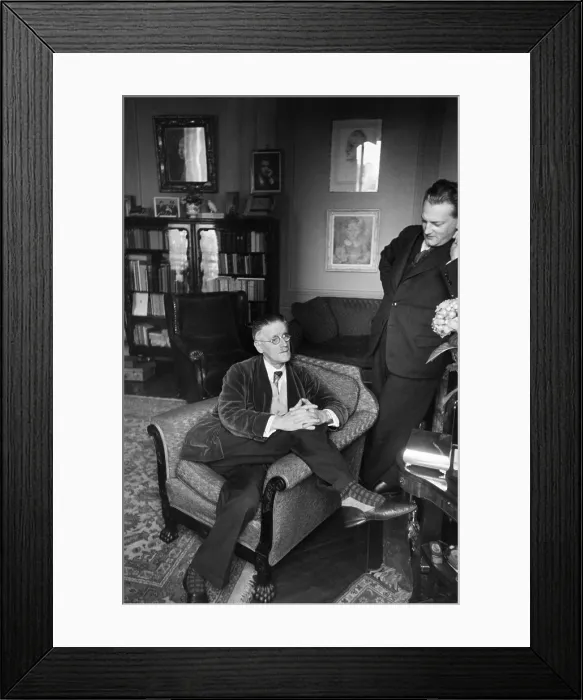 Framed Print : James Joyce, Irish Author, 1930s