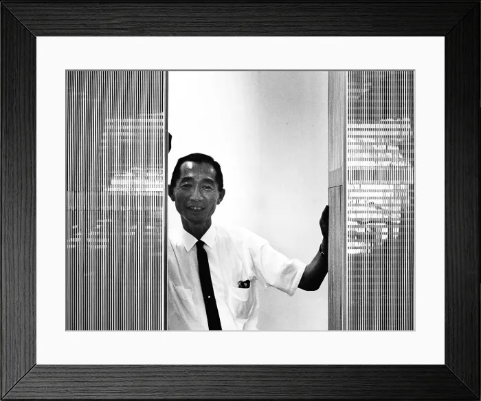 Framed Print : Minoru Yamasaki, Architect Framed Print : Minoru Yamasaki, Architect