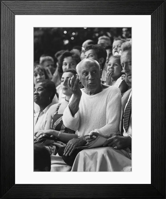 Framed Print : Picasso & Cocteau Framed Print : Picasso & Cocteau
