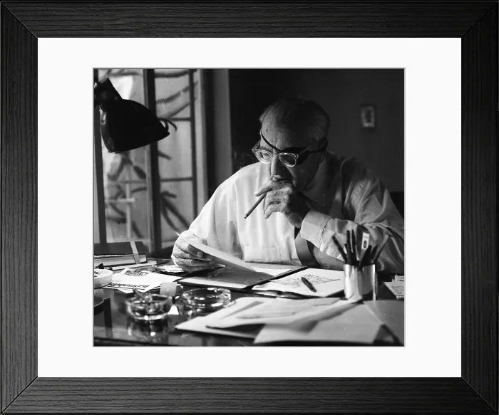 Framed Print : Fritz Lang, Film Director Framed Print : Fritz Lang, Film Director
