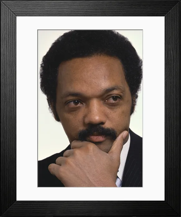 Framed Print : Jesse Jackson Framed Print : Jesse Jackson