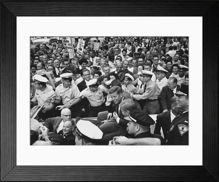 Framed Print : JFK Campaigns in North Carolina, 1960 Framed Print : JFK Campaigns in North Carolina, 1960