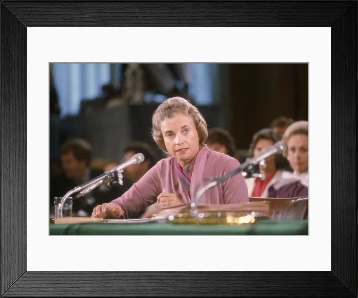 Framed Print : Sandra Day O'Connor Framed Print : Sandra Day O'Connor
