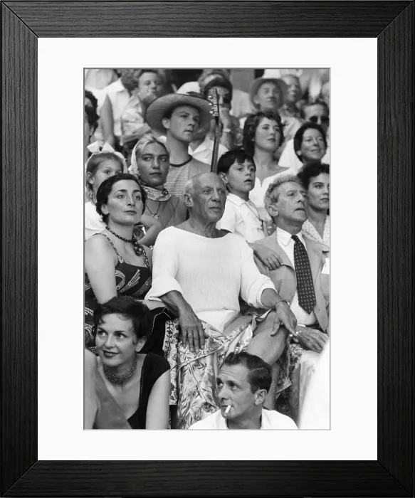 Framed Print : Picasso, Roque, and Cocteau Framed Print : Picasso, Roque, and Cocteau