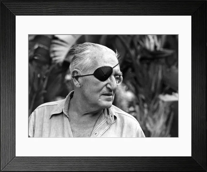 Framed Print : Fritz Lang, Film Director