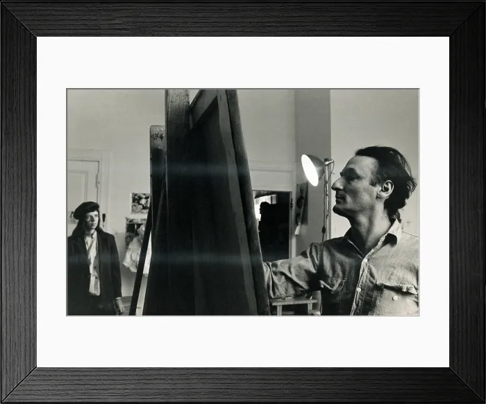 Framed Print : Larry Rivers in His Studio, 1964 Framed Print : Larry Rivers in His Studio, 1964